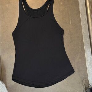Lululemon Sculpt Tank Top - High Neck Racerback, Black - Size 4 see measurements